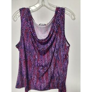 Calvin Klein Women's Sleeveless Career Shirt Size 1X